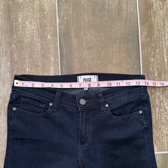 PAIGE Verdungo Ultra Skinny Dark Blue Jeans - Picture 8 of 10